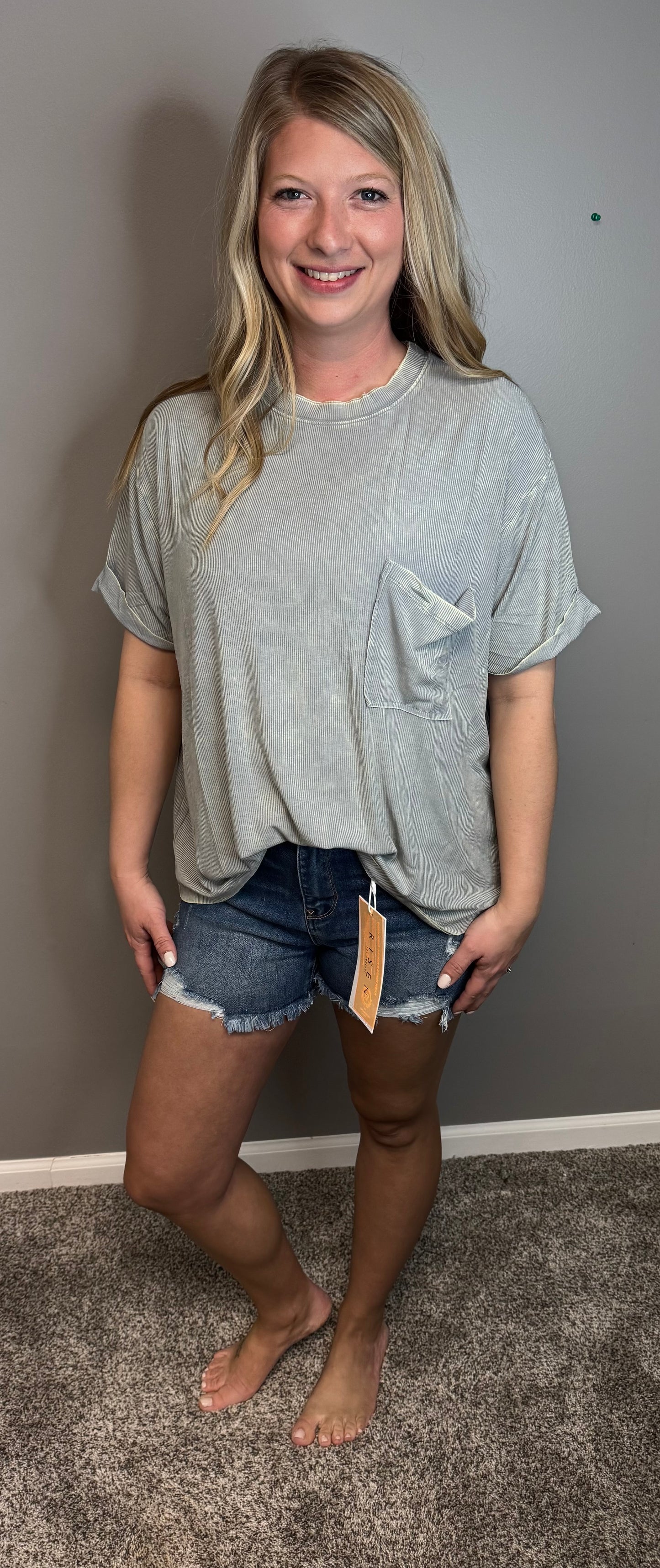 The slouchy pocket top