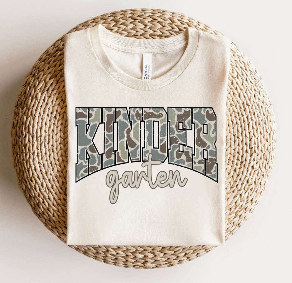 PREORDER Old school camo boy shirt