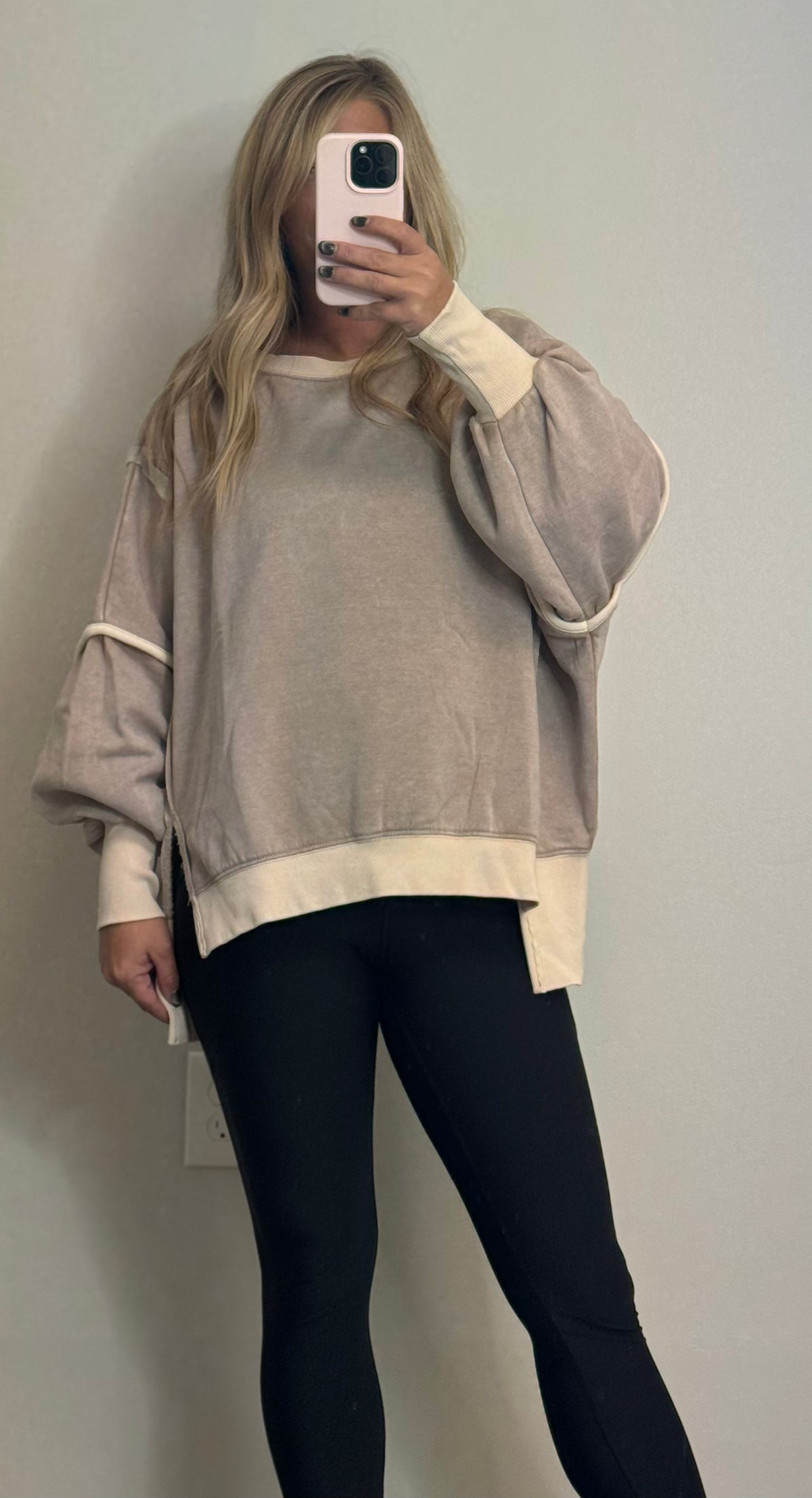 The Autumn pullover- ash mocha