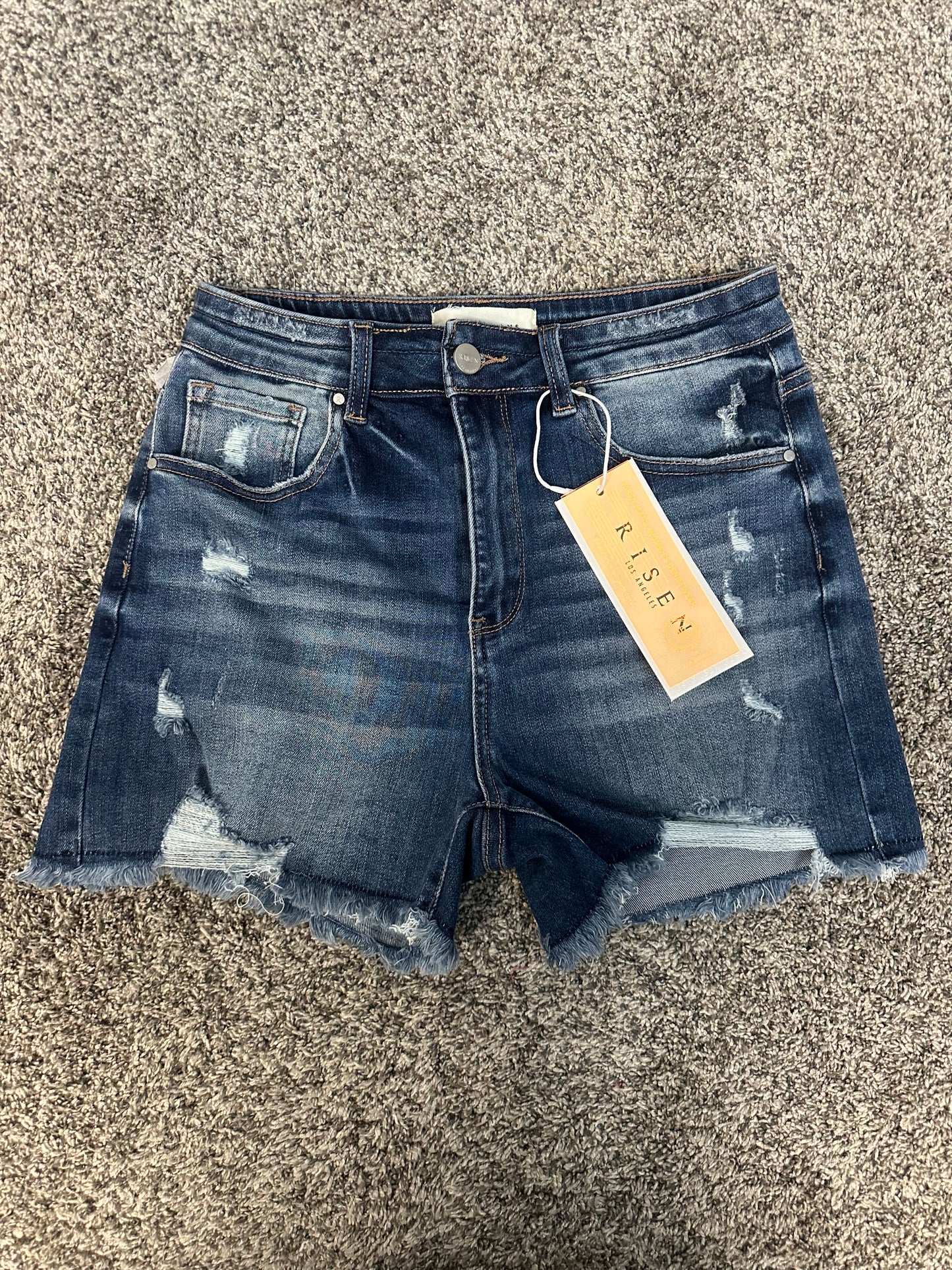 Daily denim high rise shorts