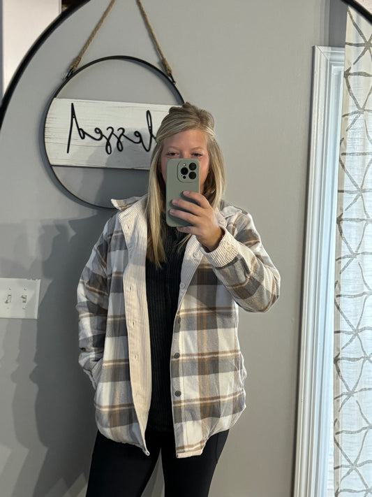 Corduroy/Flannel Shacket