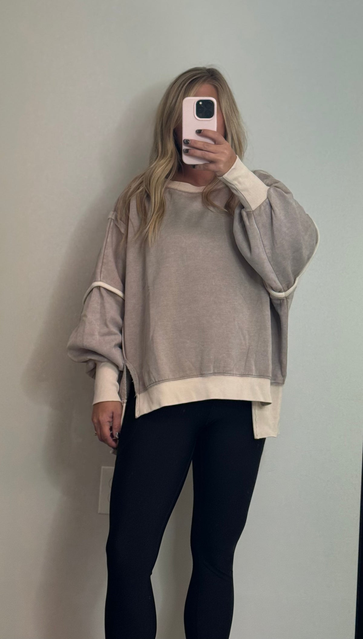 The Autumn pullover- ash mocha